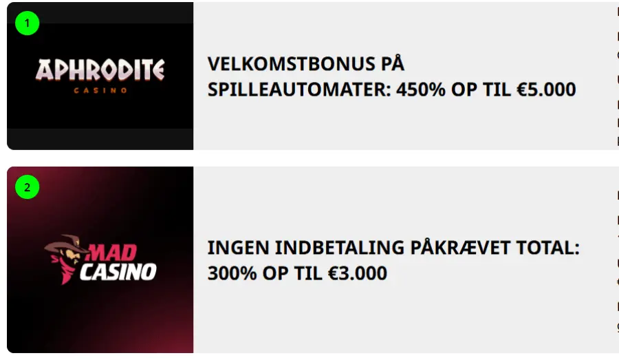 Meilleur casino en ligne